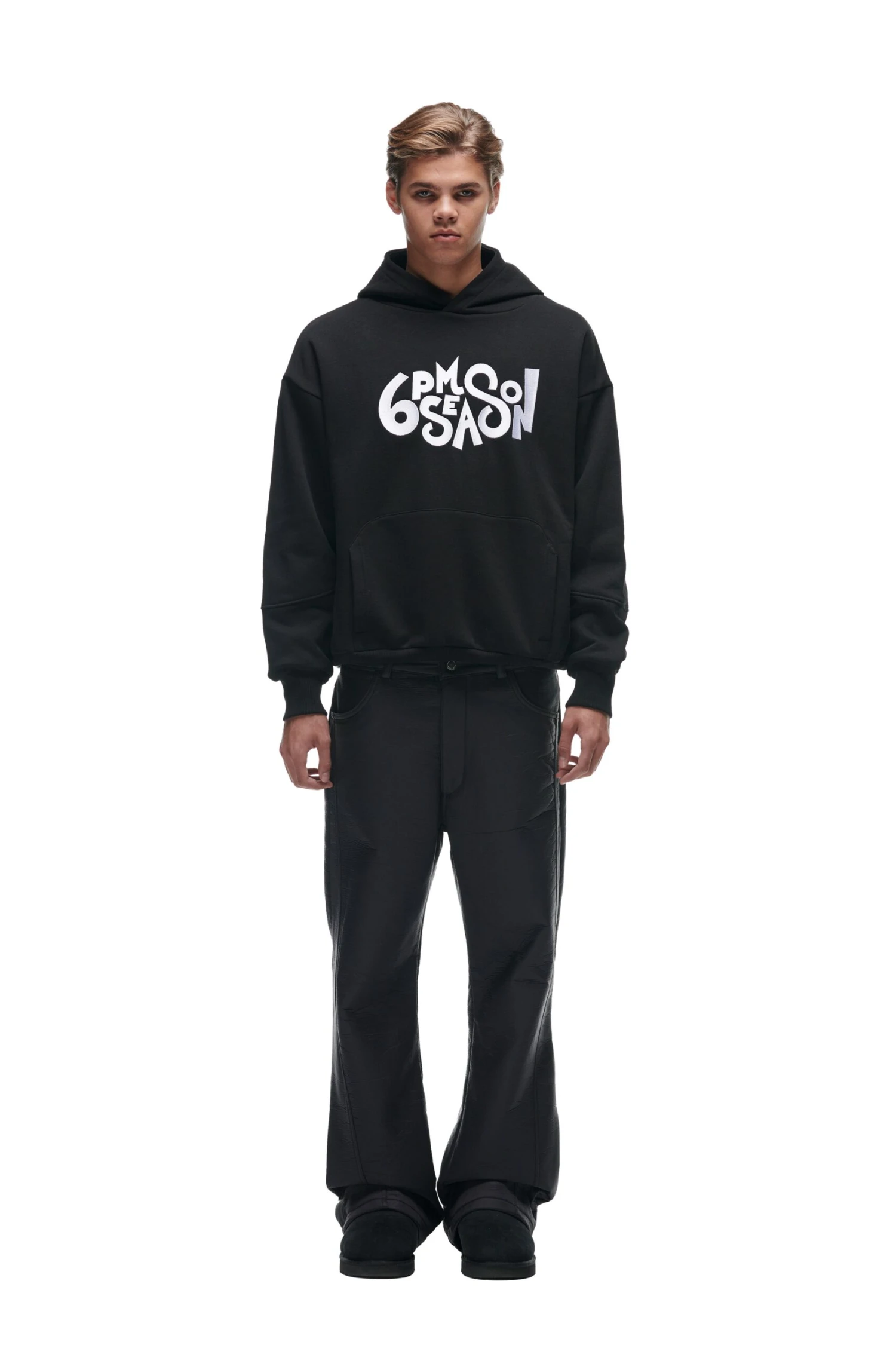 DOUBLE HOODIE BLACK(Double Hoodie Black) 3 DOUBLE HOODIE BLACK(Double Hoodie Black)