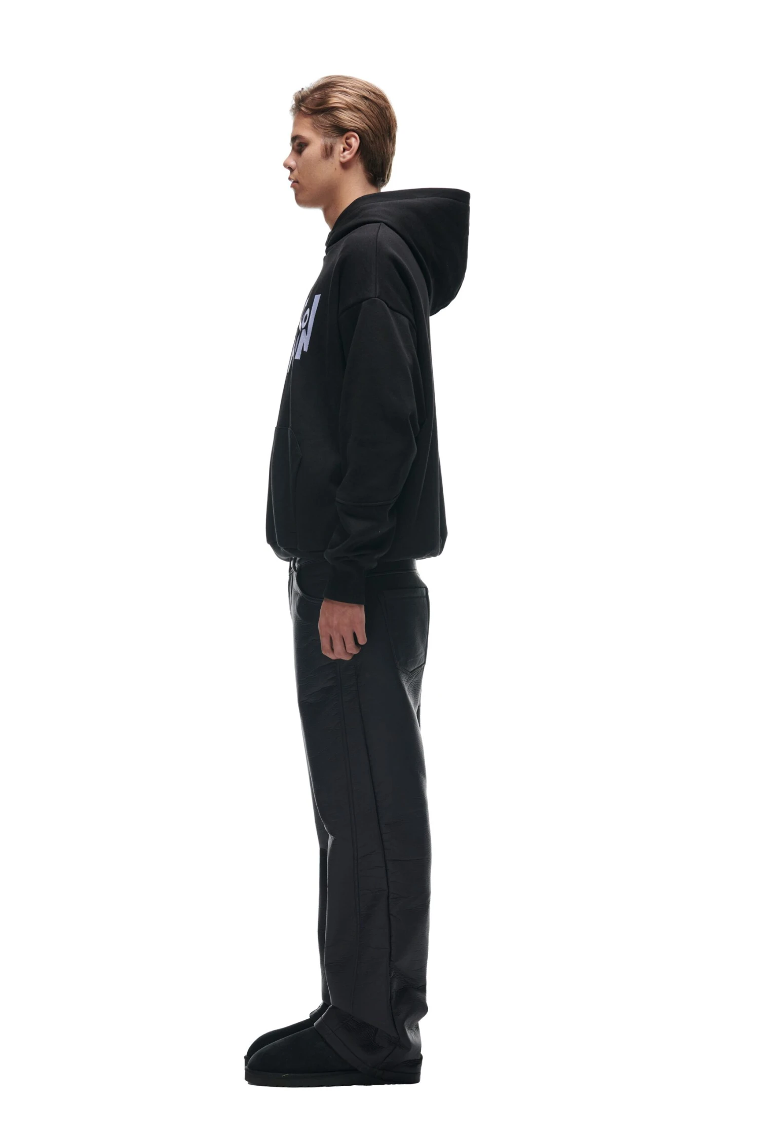 DOUBLE HOODIE BLACK(Double Hoodie Black) 4 DOUBLE HOODIE BLACK(Double Hoodie Black) - Image 2