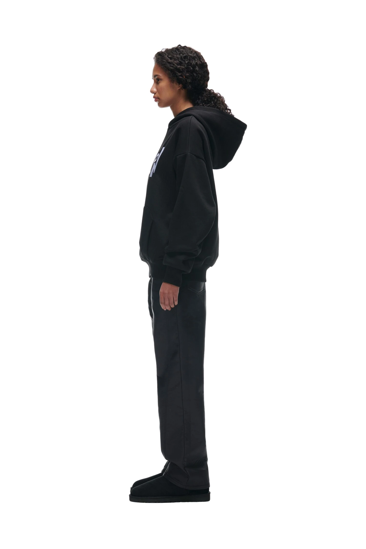 DOUBLE HOODIE BLACK(Double Hoodie Black) 7 DOUBLE HOODIE BLACK(Double Hoodie Black) - Image 5