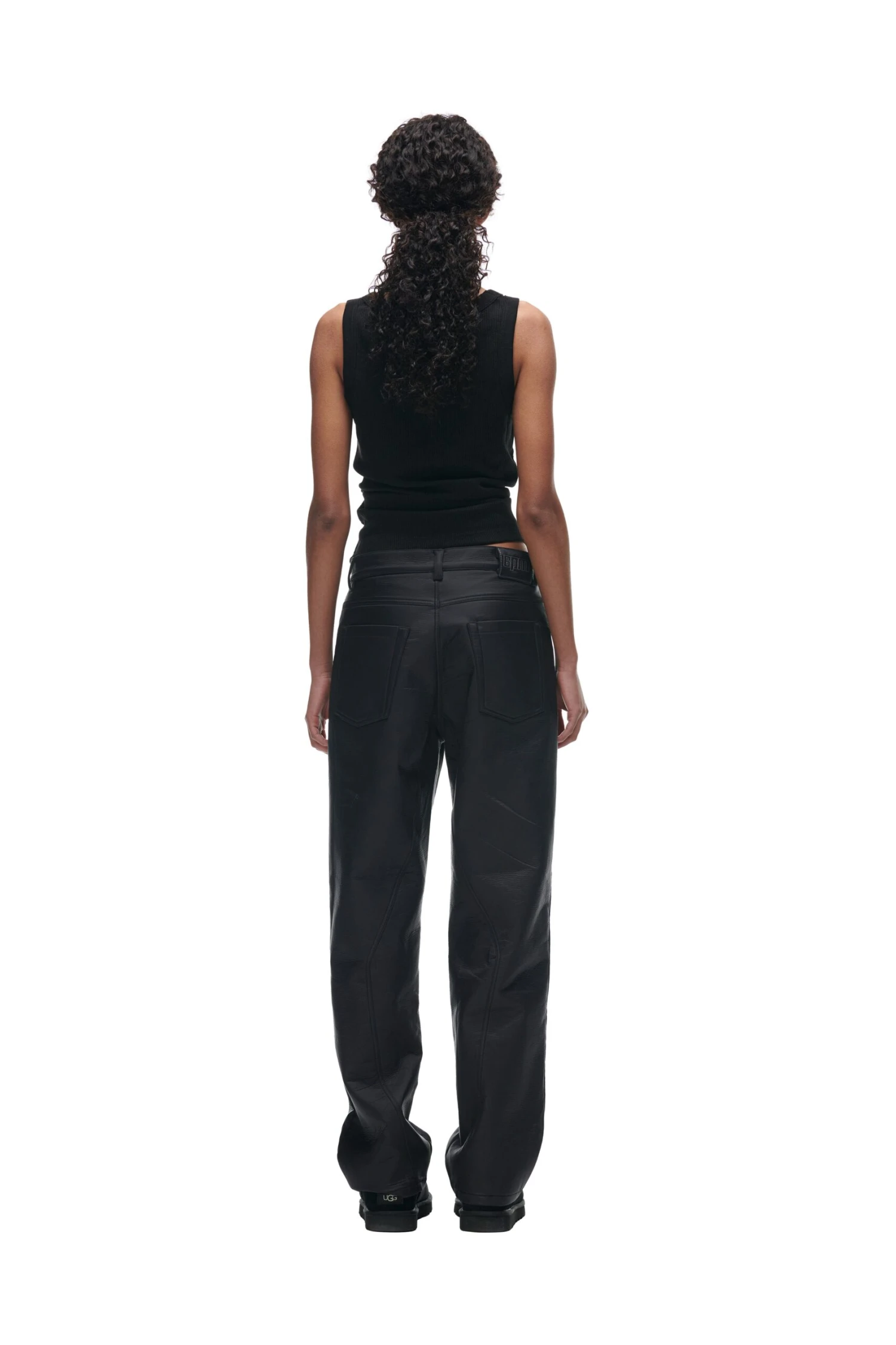 CRINKLE ZIP PANTS BLACK(Crinkle Zip Pants Black) 8 CRINKLE ZIP PANTS BLACK(Crinkle Zip Pants Black) - Image 6
