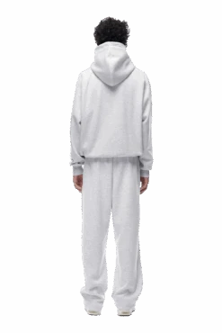 HOODIE LIGHT GREY(23n05 1100 201 Hlogo) -6PM CLOTHING SALE 20231003 6PM NOS AW23 LOOK 03 205 min