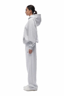 HOODIE LIGHT GREY(23n05 1100 201 Hlogo) -6PM CLOTHING SALE 20231003 6PM NOS AW23 LOOK 27 833 min