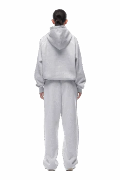 HOODIE LIGHT GREY(23n05 1100 201 Hlogo) -6PM CLOTHING SALE 20231003 6PM NOS AW23 LOOK 27 839 min