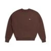 CREWNECK CHOCOLATE BROWN(23n04 1200 907 Crewn) -6PM CLOTHING SALE 23N04 1200 907 CREWN M