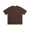 T-SHIRT CHOCOLATE BROWN(23n05 1300 907 Tlogo) -6PM CLOTHING SALE 23N05 1300 907 TLOGO S 1