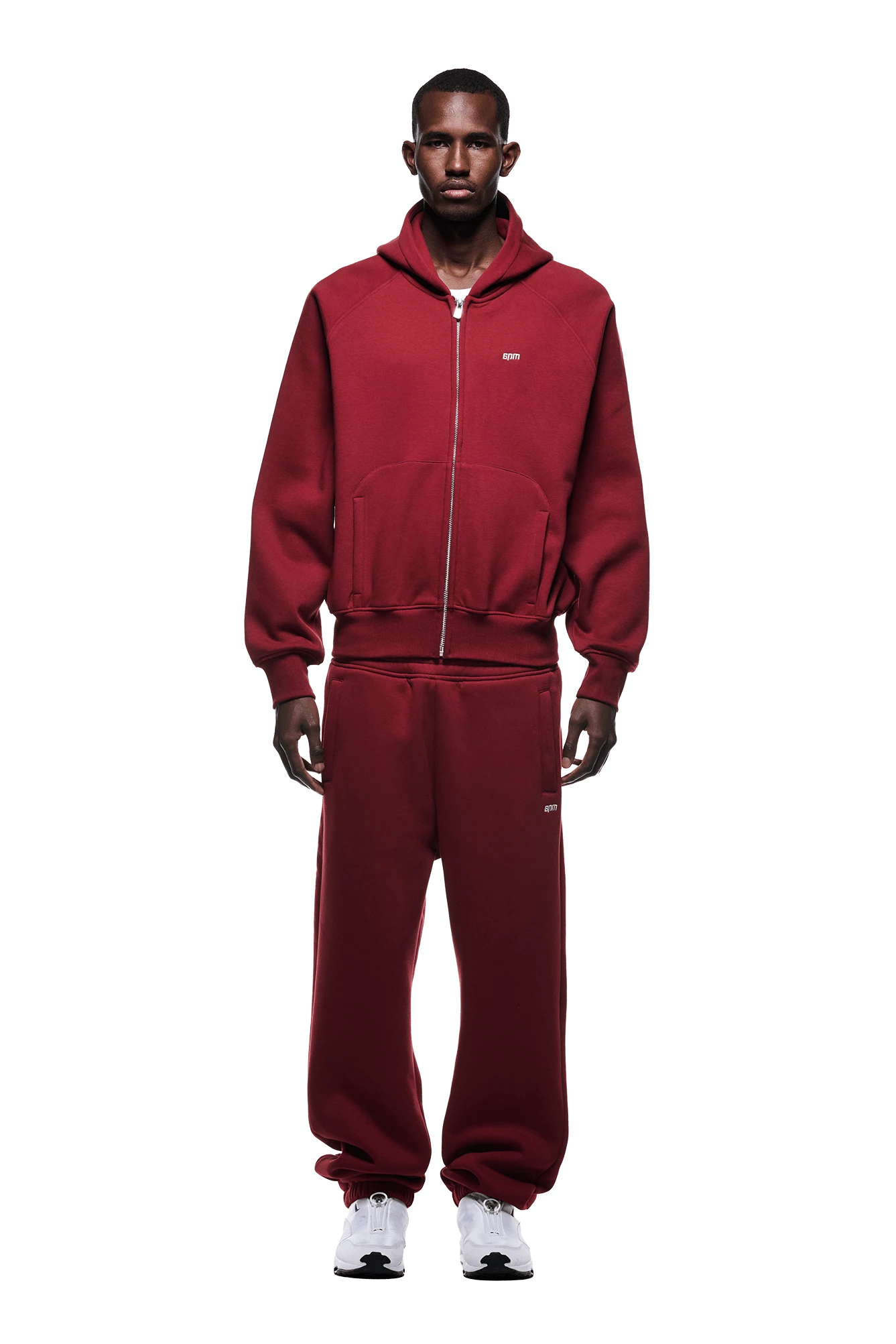 ZIP HOODIE WINE RED(Zip Hoodie Wine Red) 4 ZIP HOODIE WINE RED(Zip Hoodie Wine Red) - Image 2