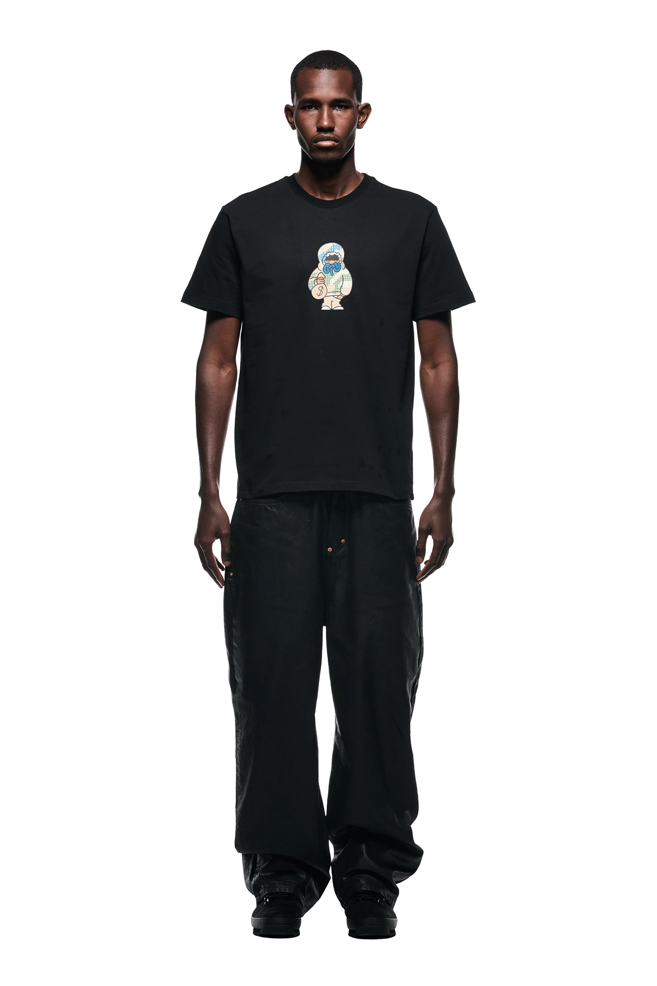 MONEY GUY TEE BLACK(Money Guy Tee Black) 4 MONEY GUY TEE BLACK(Money Guy Tee Black) - Image 2