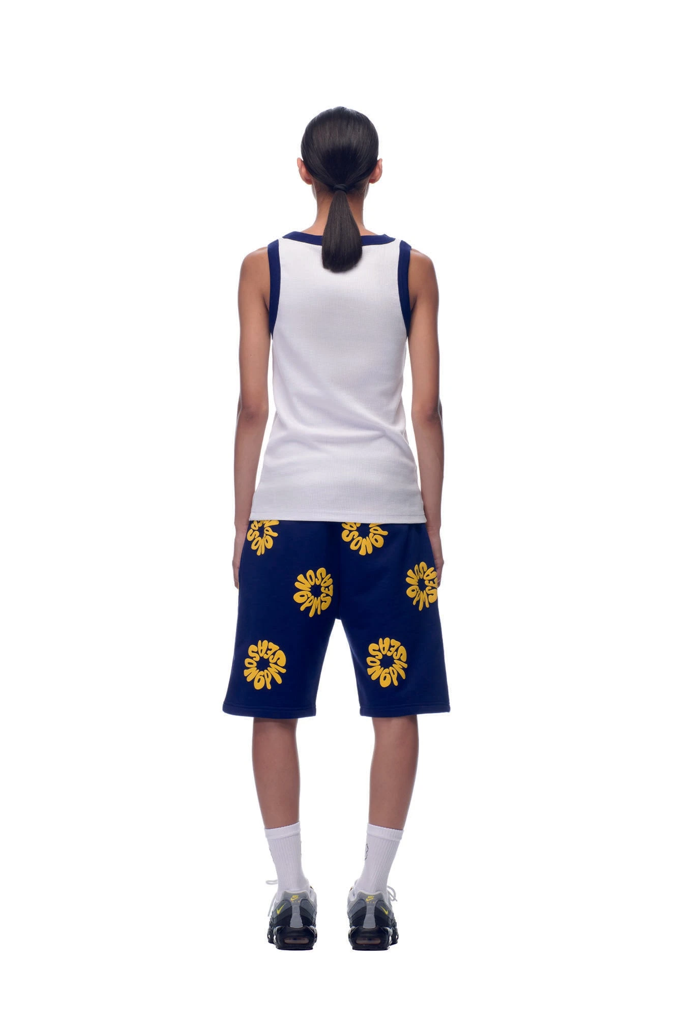 NH TANKTOP WHITE/NAVY(Tanktop Waffle Knit White Navy) 8 NH TANKTOP WHITE/NAVY(Tanktop Waffle Knit White Navy) - Image 6