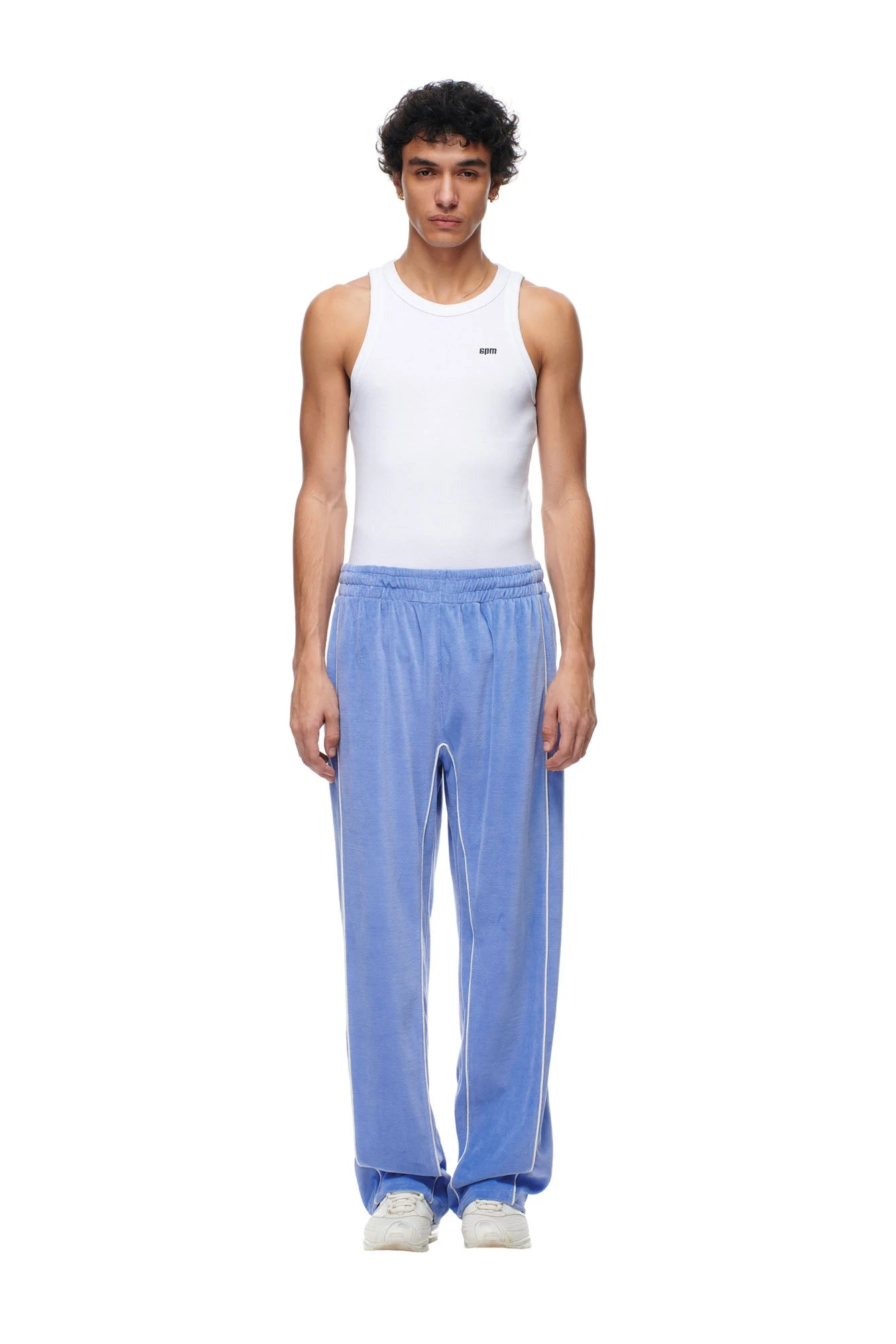 BF VELOURS TRACKPANTS PERSIAN BLUE(Bf Velours Trackpants Persian Blue)
