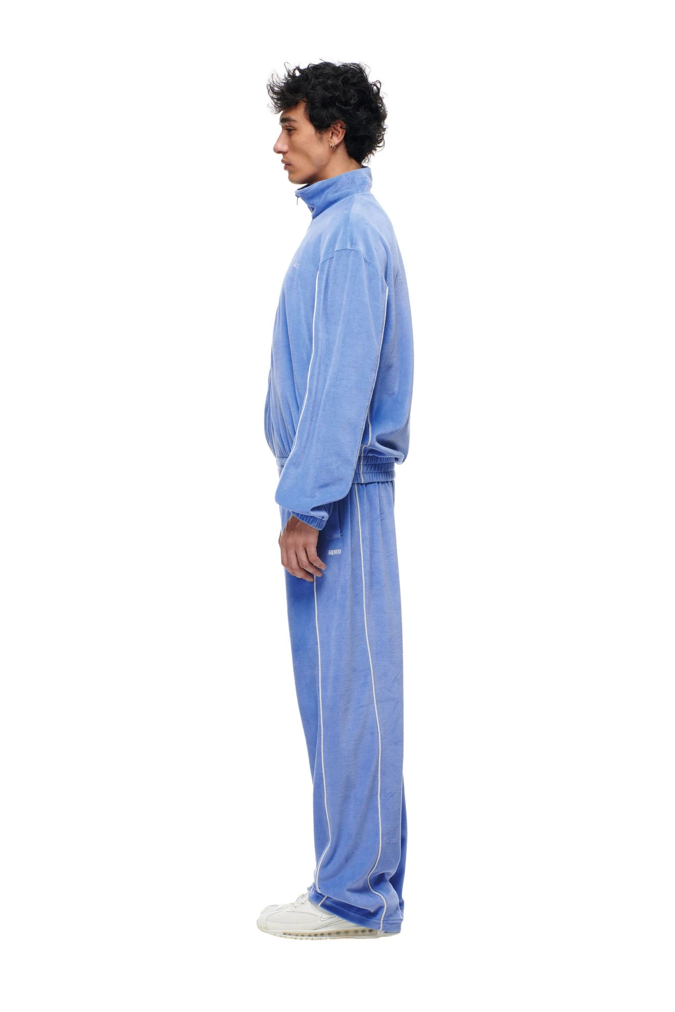 BF VELOURS TRACKJACKET PERSIAN BLUE(Bf Velours Trackjacket Persian Blue) - Image 2