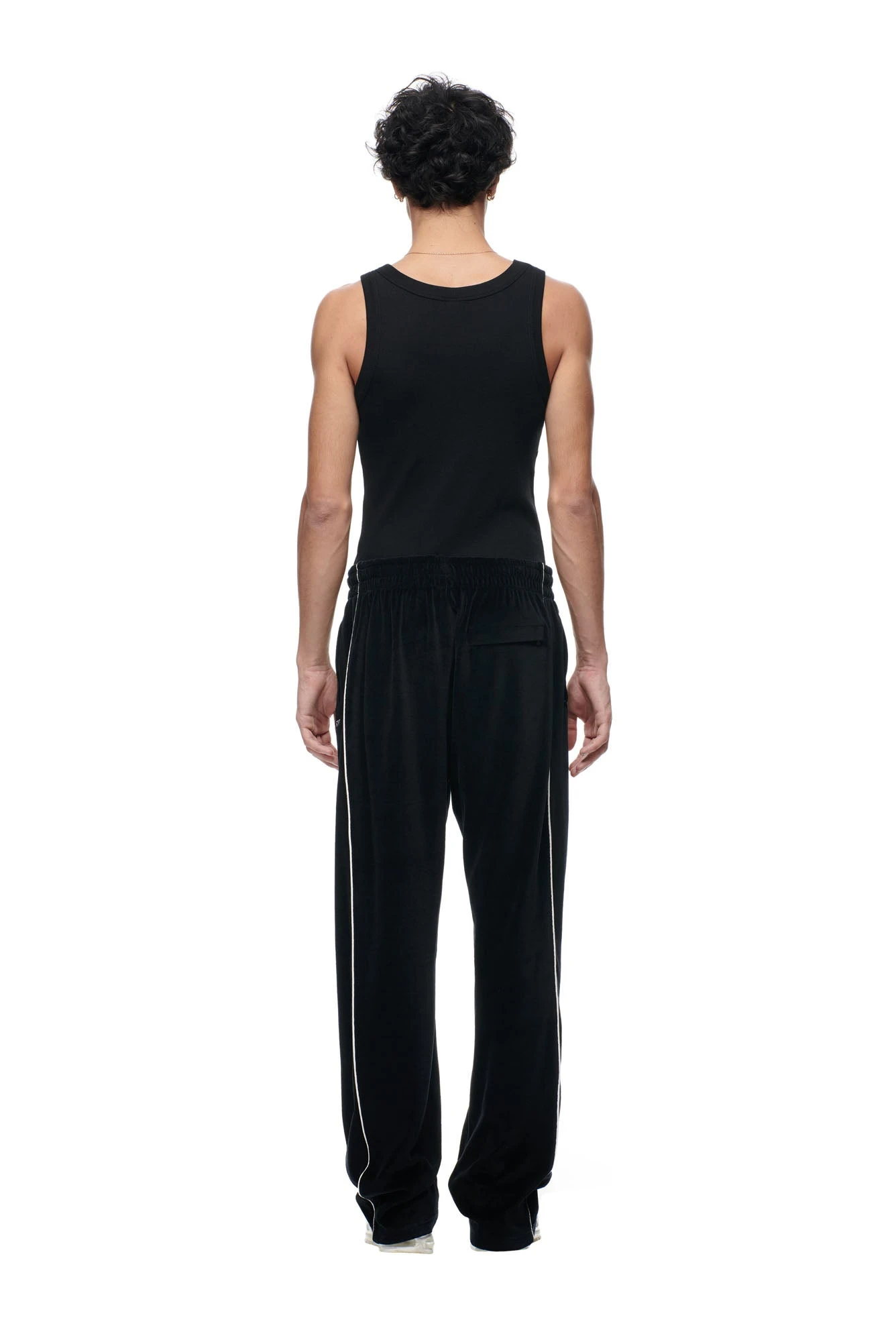 BF VELOURS TRACKPANTS BLACK(Bf Velours Trackpants Black) - Image 3