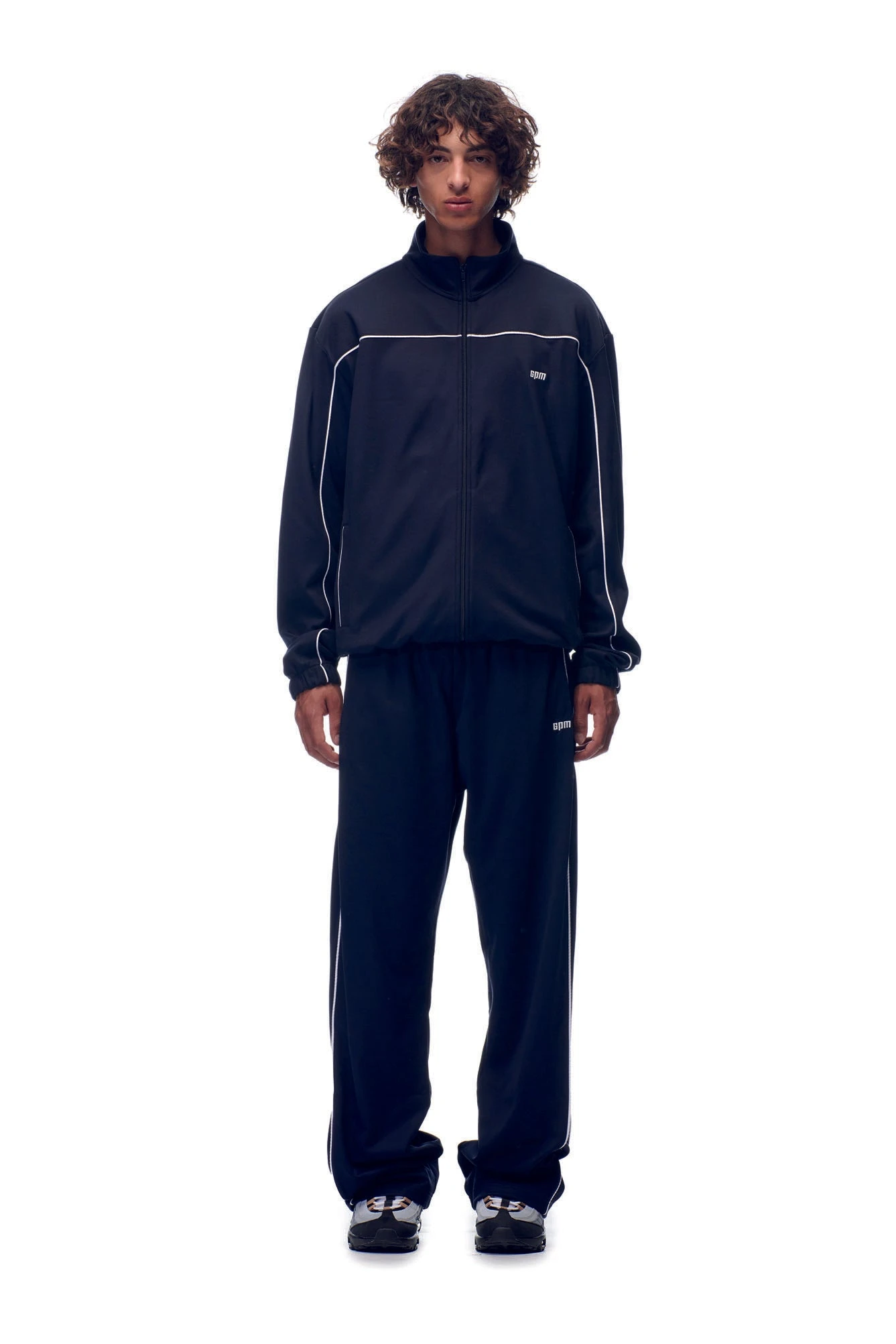 TENNIS TRAINER JACKET BLUE(Jersey Trainer Jacket Blue) 3 TENNIS TRAINER JACKET BLUE(Jersey Trainer Jacket Blue)