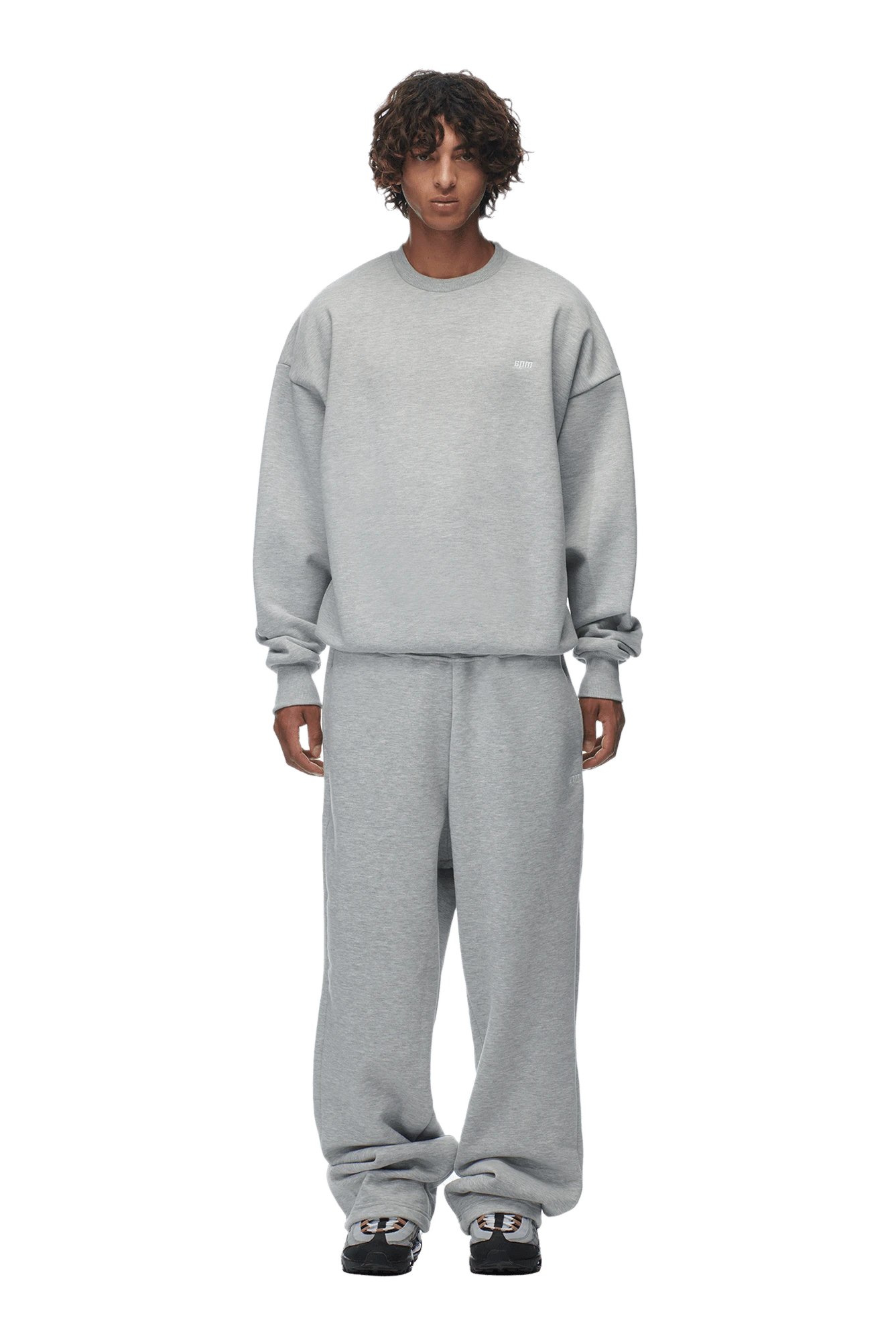 CREWNECK GREY MELANGE(Crewneck Grey Melange) 4 CREWNECK GREY MELANGE(Crewneck Grey Melange) - Image 2