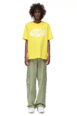 PLAY T-SHIRT YELLOW(T Shirt Logo Mix Yellow)