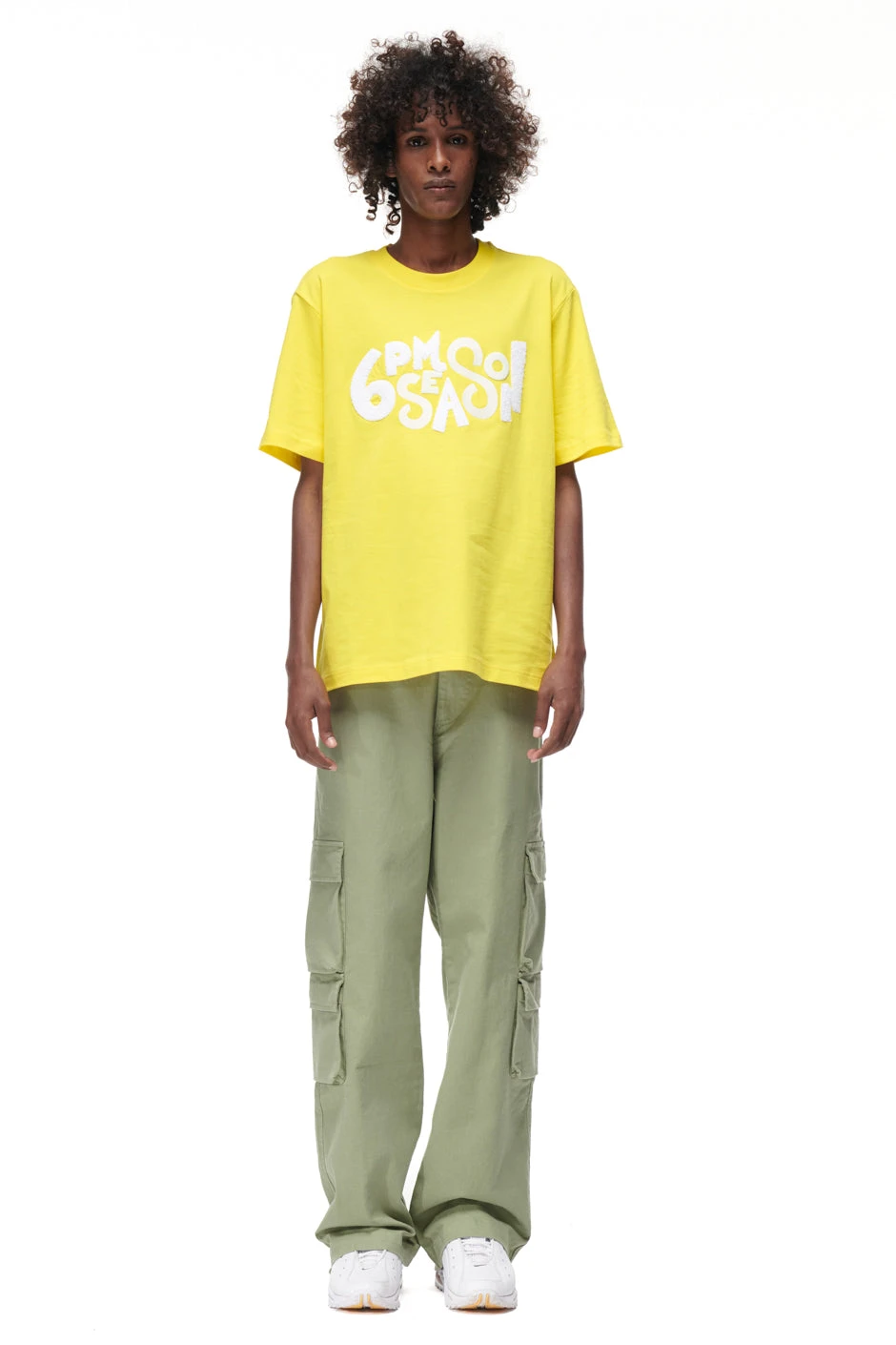 PLAY T-SHIRT YELLOW(T Shirt Logo Mix Yellow) 3 PLAY T-SHIRT YELLOW(T Shirt Logo Mix Yellow)