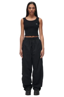 TRACKPANTS BLACK(Poplin Pants Black 1) -6PM CLOTHING SALE 6PM ECOM Look 09 female 2844
