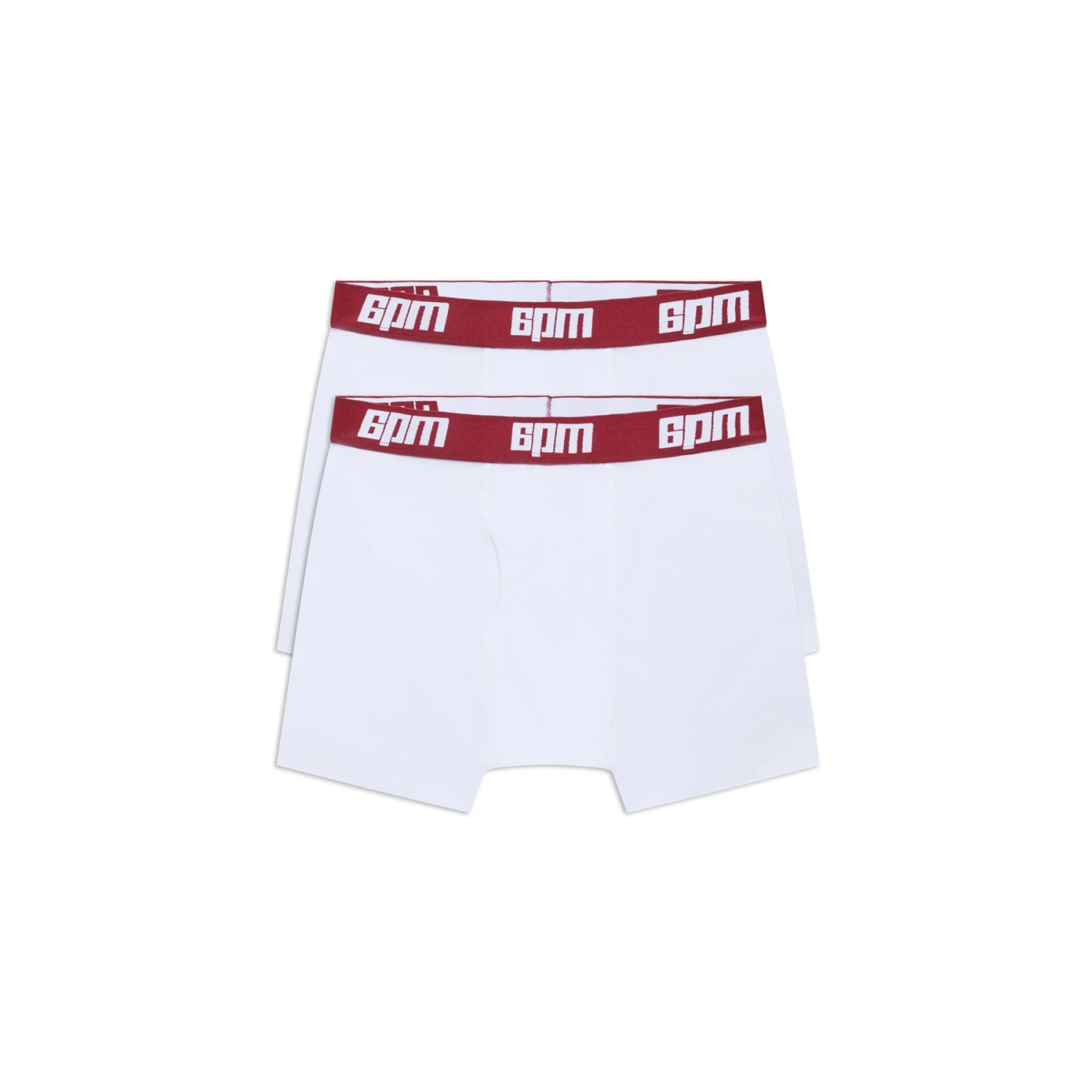 BOXER SHORTS WHITE/WINE RED (2-PACK)(Boxer Shorts White Wine Red 2 Pack) 3 BOXER SHORTS WHITE/WINE RED (2-PACK)(Boxer Shorts White Wine Red 2 Pack)