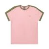SLIM FIT RINGER TEE PINK(Slim Fit Ringer Tee Pink)