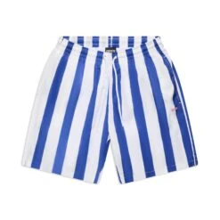 STRIPED SWIM SHORTS WHITE/NAVY(Striped Swim Shorts White Navy)