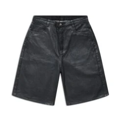 COATED DENIM SHORTS DARK CHROME(Coated Denim Dark Chrome)