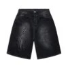 WASHED DENIM SHORTS BLACK(Washed Denim Shorts Black) 2 WASHED DENIM SHORTS BLACK(Washed Denim Shorts Black) -6PM CLOTHING SALE 6PM 25 06 16 000178
