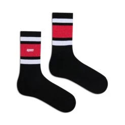 LOGO TUBE SOCKS BLACK(Logo Tube Socks Black)