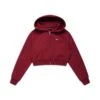 WMNS CROPPED ZIP HOODIE WINE RED(Wmns Cropped Zip Hoodie Wine Red) -6PM CLOTHING SALE 6PM 25 07 08 000100