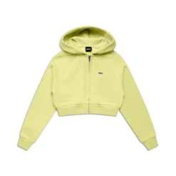 WMNS CROPPED ZIP HOODIE BUTTERCREAM(Wmns Cropped Zip Hoodie Buttercream)