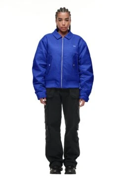 BOMBER JACKET BLUE(Bomber Jacket Blue) -6PM CLOTHING SALE 6PM ABOUT YOU Look 01 Female ECOM 0881Kopie2