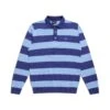 LS STRIPED POLO BLUE(Ls Striped Polo Blue) -6PM CLOTHING SALE 6PM T Shirt 12