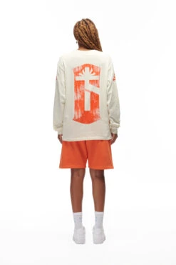 PSYCHEDELIC LONGSLEEVE CREAM(Psychedelic Longsleeve Cream) -6PM CLOTHING SALE 6PM vVERTABRAE Look 13 Longsleeve Female beige 0385