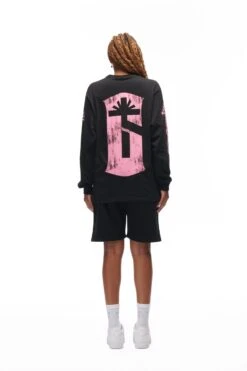 PSYCHEDELIC LONGSLEEVE BLACK(Psychedelic Longsleeve Black) -6PM CLOTHING SALE 6PM vVERTABRAE Look 17 Longsleeve Female black 0462