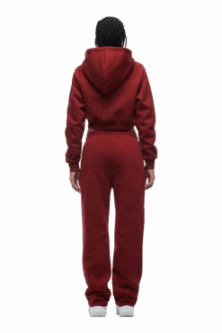 WMNS CROPPED ZIP HOODIE WINE RED(Wmns Cropped Zip Hoodie Wine Red) -6PM CLOTHING SALE 6pm png 0076 2025 07 14 6PM ECOM LOOK 08 0310