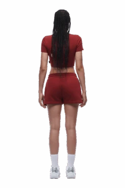 WMNS CROPPED T-SHIRT WINE RED(Wmns Cropped T Shirt Wine Red) 9 WMNS CROPPED T-SHIRT WINE RED(Wmns Cropped T Shirt Wine Red) -6PM CLOTHING SALE 6pm png 0082 2025 07 14 6PM ECOM LOOK 06 0256
