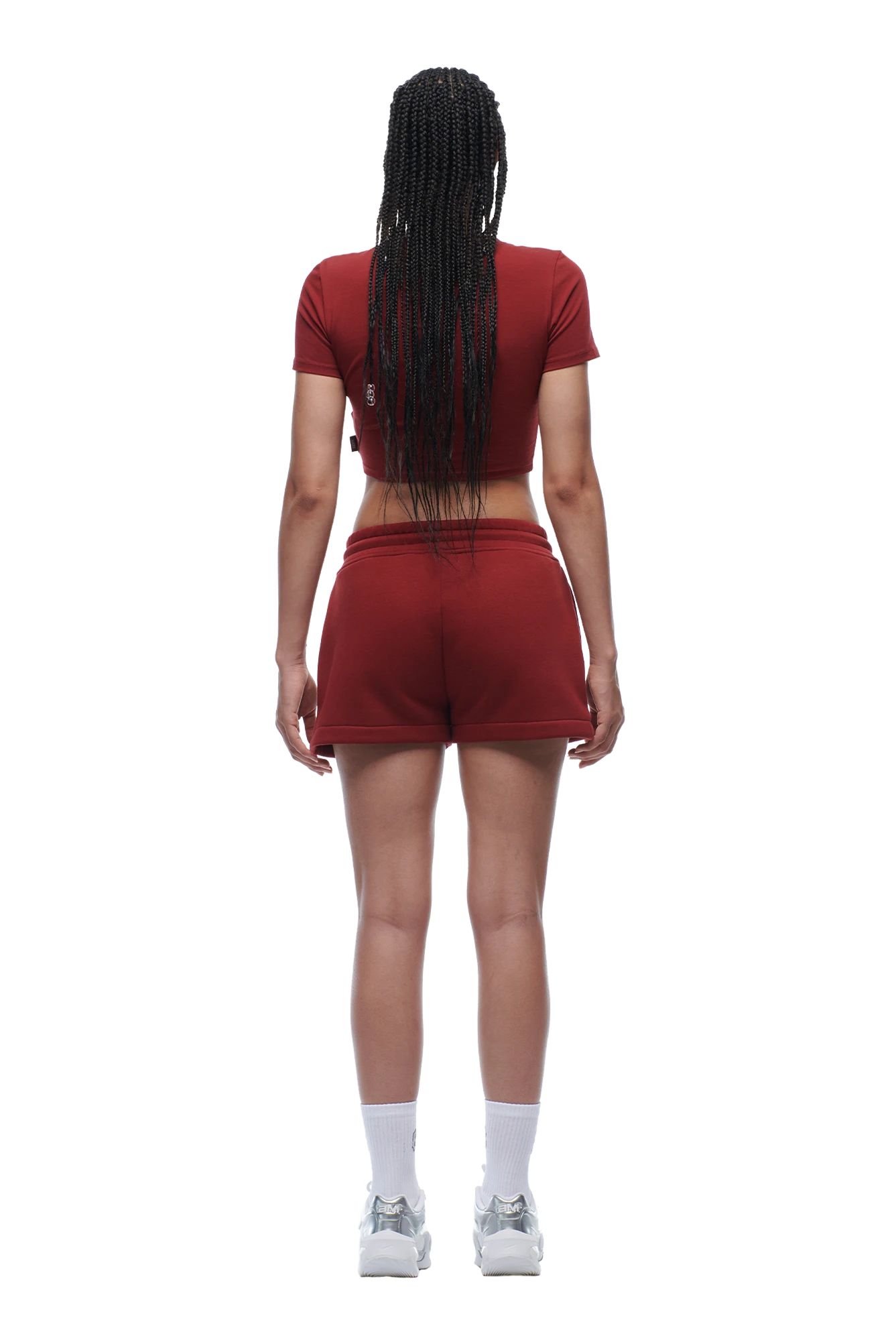 WMNS CROPPED T-SHIRT WINE RED(Wmns Cropped T Shirt Wine Red) 6 WMNS CROPPED T-SHIRT WINE RED(Wmns Cropped T Shirt Wine Red) - Image 4