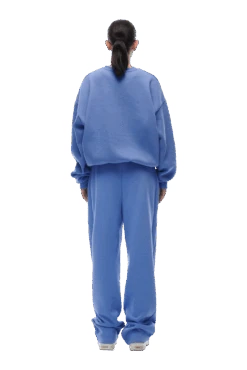 CREWNECK PERSIAN BLUE(23n04 1200 359 Crewn) -6PM CLOTHING SALE crewneck persian blue 6 min