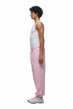 CUFF JOGGER BABY PINK(Cuff Jogger Baby Pink) -6PM CLOTHING SALE cuffed jogger pink2 min