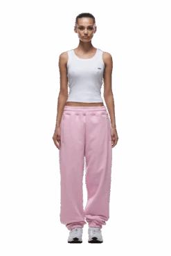 CUFF JOGGER BABY PINK(Cuff Jogger Baby Pink) -6PM CLOTHING SALE cuffed jogger pink4 min