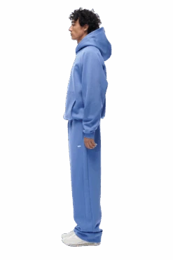 HOODIE PERSIAN BLUE(23n05 1100 359 Hlogo) -6PM CLOTHING SALE hoodie persian blue 2 min