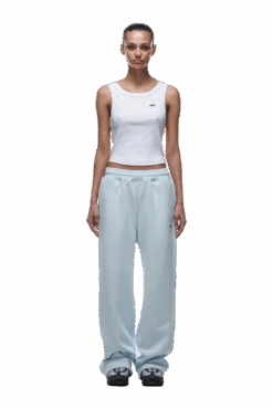 OPEN LEG JOGGER ICE BLUE(Open Leg Jogger Ice Blue) -6PM CLOTHING SALE open leg ice blue 4