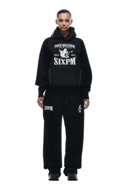 BUDDHA HOODIE BLACK(Buddha Hoodie Black) -6PM CLOTHING SALE tr buddha hoodie black5 min