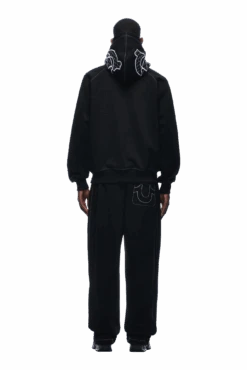 ICONS HOODIE BLACK(Icons Hoodie Black) -6PM CLOTHING SALE tr icon hoodie black4 min