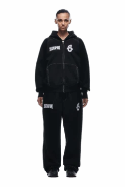 ICONS ZIP HOODIE BLACK(Icons Zip Hoodie Black) -6PM CLOTHING SALE tr icon zip hoodie black5 min