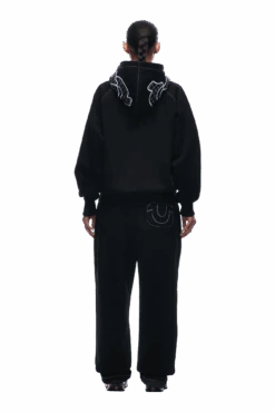 ICONS ZIP HOODIE BLACK(Icons Zip Hoodie Black) -6PM CLOTHING SALE tr icon zip hoodie black8 min