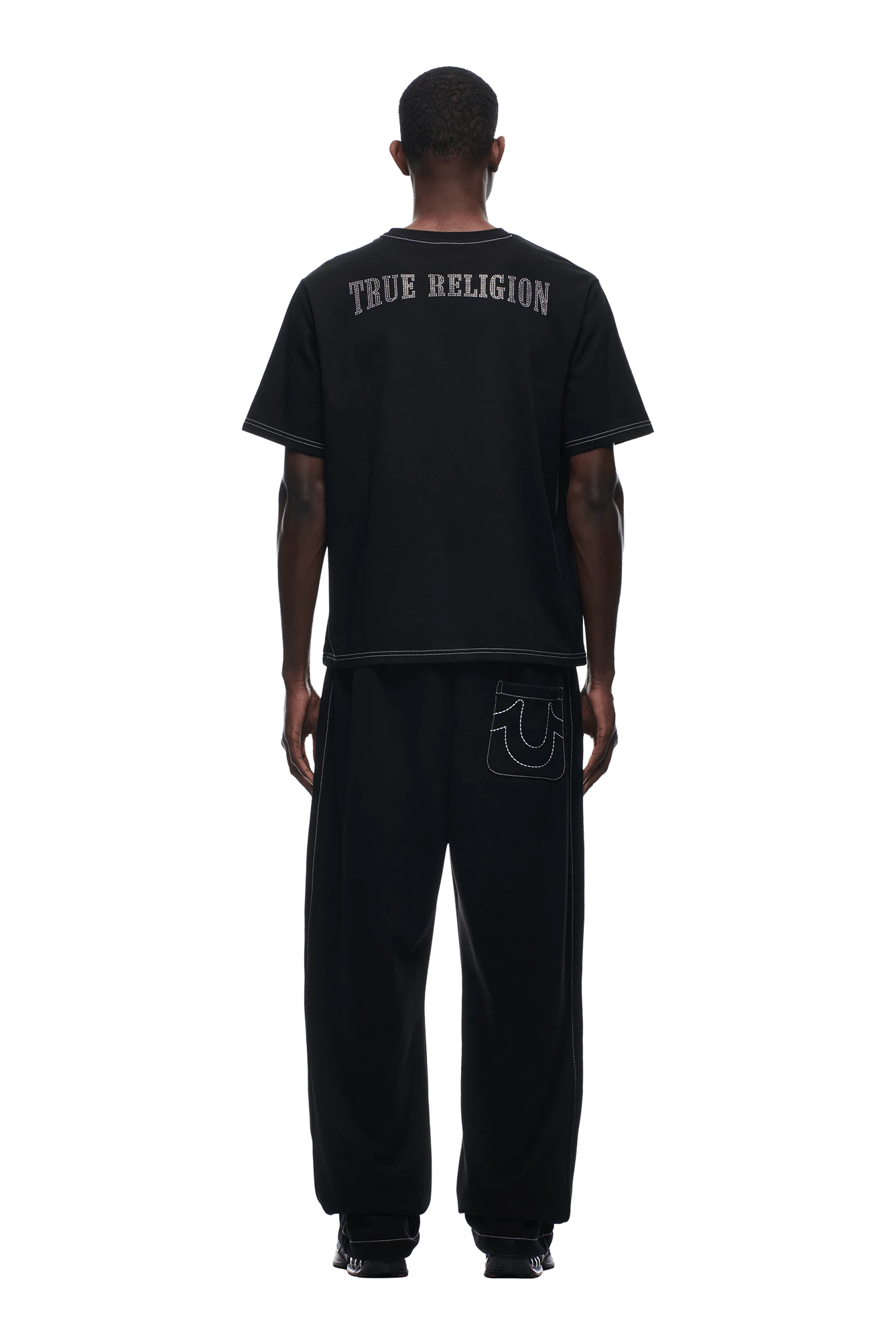 RHINESTONE LOGO T-SHIRT BLACK(Rhinestone Logo T Shirt Black) 5 RHINESTONE LOGO T-SHIRT BLACK(Rhinestone Logo T Shirt Black) - Image 3