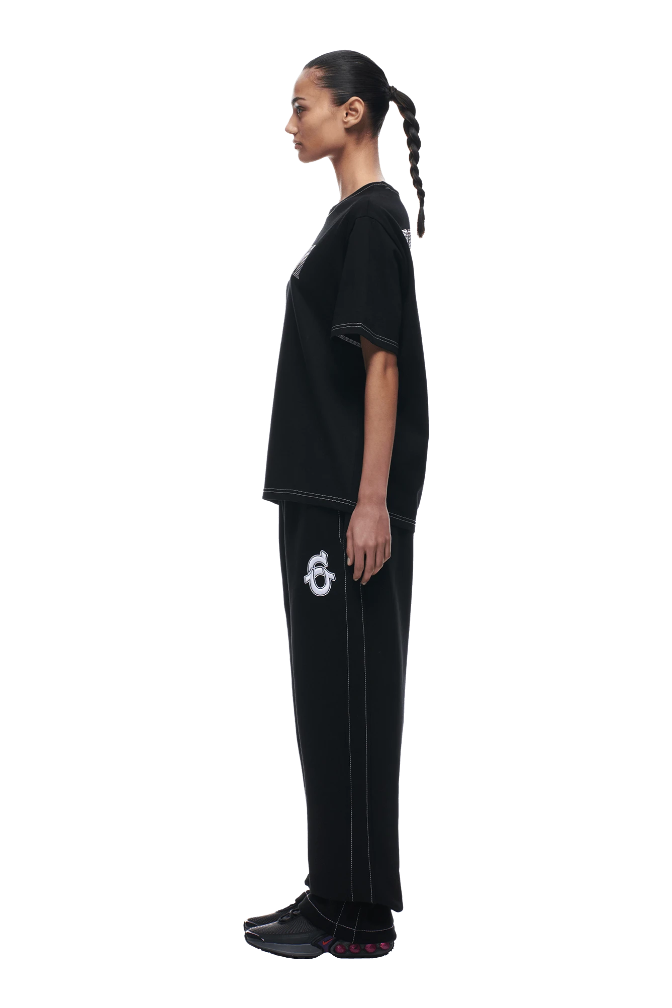 RHINESTONE LOGO T-SHIRT BLACK(Rhinestone Logo T Shirt Black) 7 RHINESTONE LOGO T-SHIRT BLACK(Rhinestone Logo T Shirt Black) - Image 5