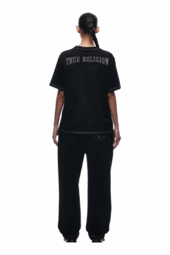 RHINESTONE LOGO T-SHIRT BLACK(Rhinestone Logo T Shirt Black) 13 RHINESTONE LOGO T-SHIRT BLACK(Rhinestone Logo T Shirt Black) -6PM CLOTHING SALE tr rhinestone logo t shirt6 min