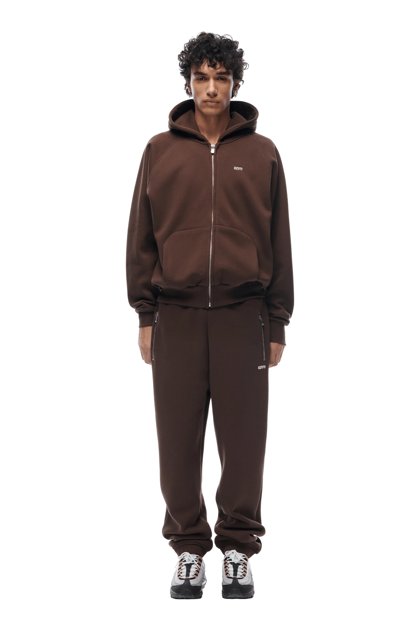 ZIP HOODIE CHOCOLATE BROWN(23n05 1110 907 Zhlog) 4 ZIP HOODIE CHOCOLATE BROWN(23n05 1110 907 Zhlog) - Image 2