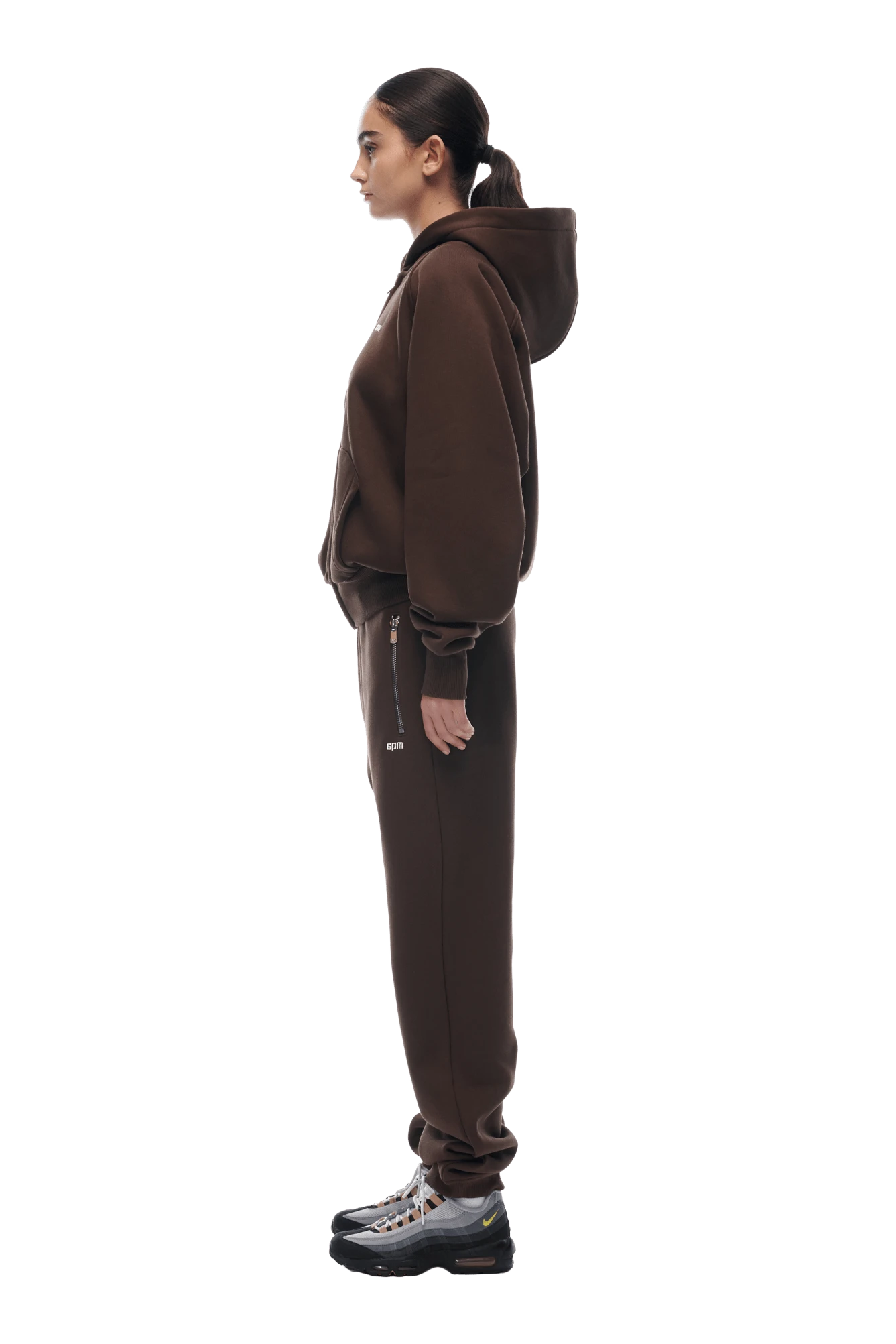 ZIP HOODIE CHOCOLATE BROWN(23n05 1110 907 Zhlog) 8 ZIP HOODIE CHOCOLATE BROWN(23n05 1110 907 Zhlog) - Image 6